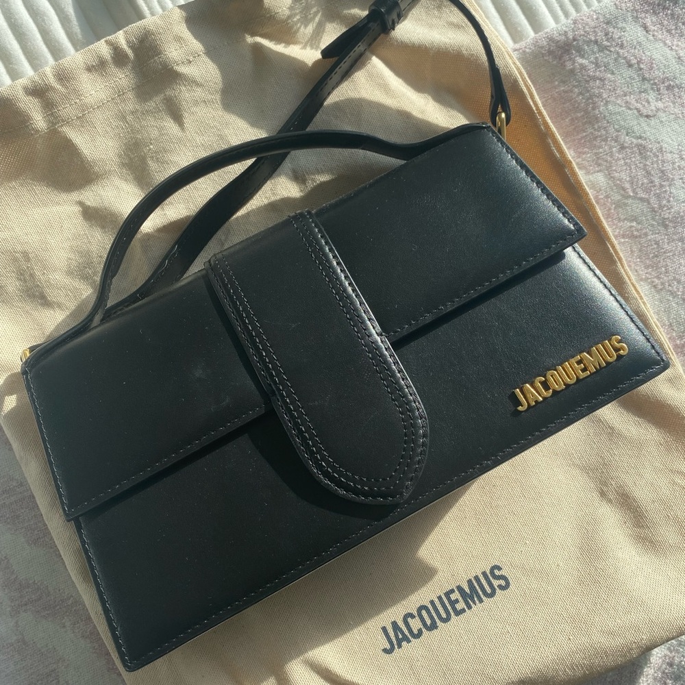 JACQUEMUS Le Grand Bambino Black Bag